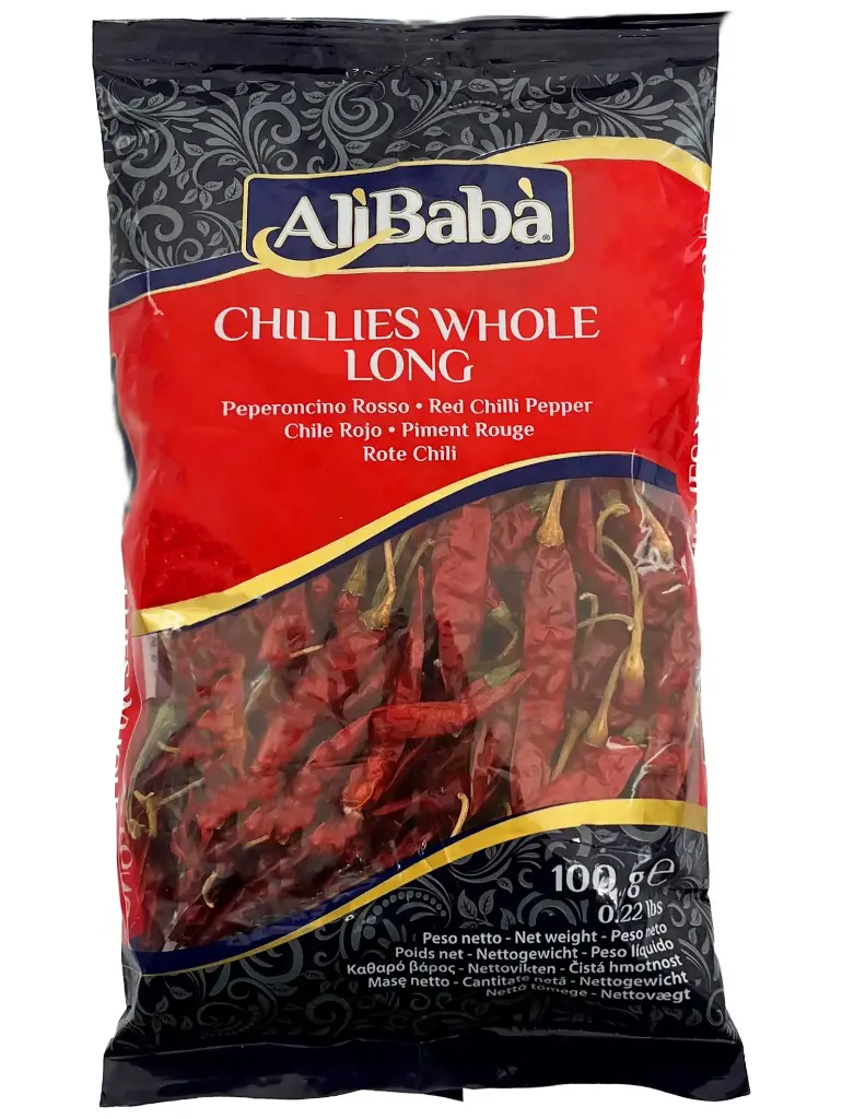 AliBaba Long Chilli Whole - 100g