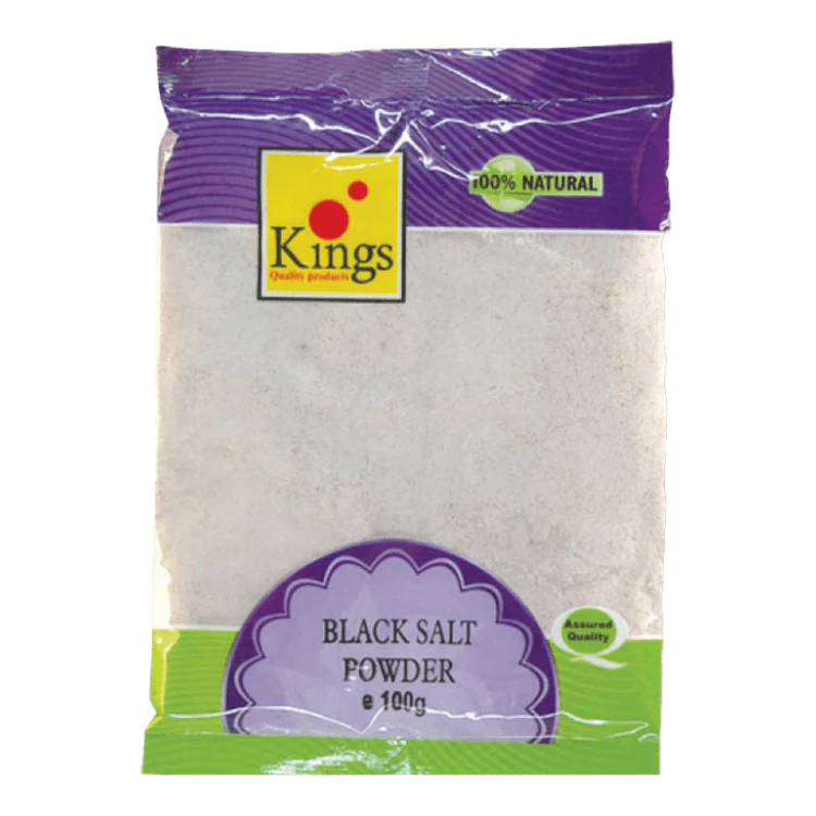 Kings Black Salt Powder (Kala Namak) - 100g
