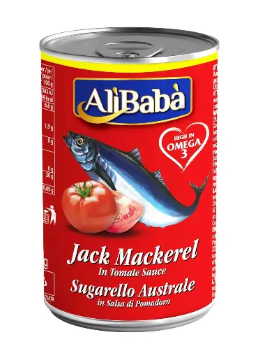 AliBaba Jack Mackerel in Tomato Sauce (Can) - 425g