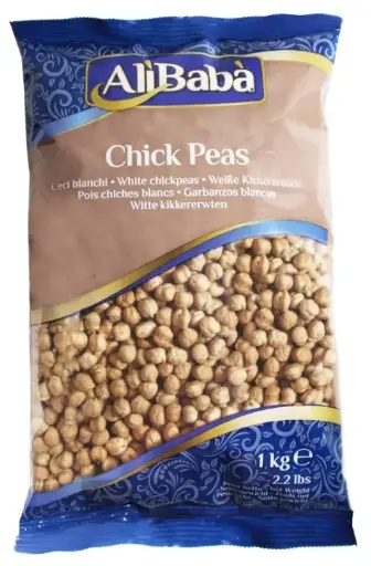 AliBaba Chickpeas (White Chana) - 1kg