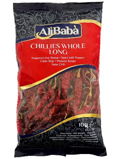 AliBaba Long Chilli Whole - 100g