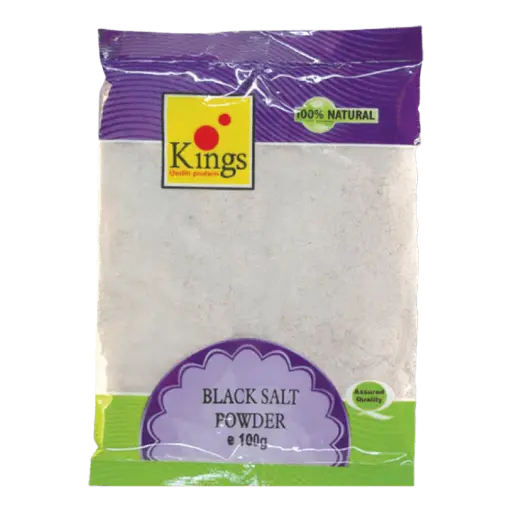 Kings Black Salt Powder (Kala Namak) - 100g