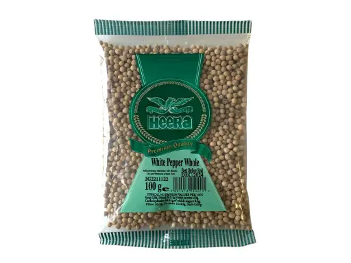 Heera White Pepper Whole - 100g